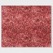 Roter Glitzer Geschenkpapier (Flach)