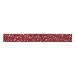 Roter Glitzer Glitz Ripsband