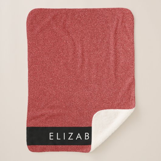 Roter Glitzer, Hintergrund des Glitzer, Ihr Name Sherpadecke (Vorderseite)