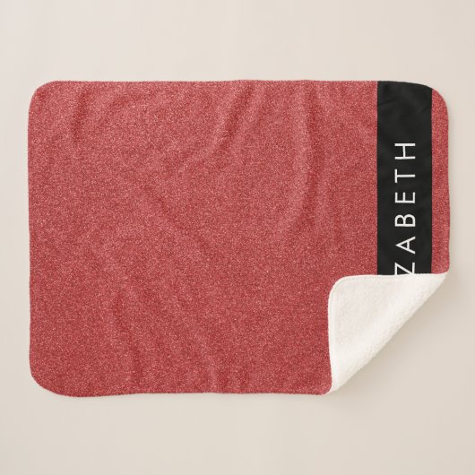 Roter Glitzer, Hintergrund des Glitzer, Ihr Name Sherpadecke (Vorderseite (Horizontal))