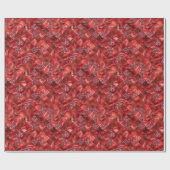 Roter Glitzer Metallic Shiny Weihnachtsfest Geschenkpapier (Flach)