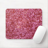 Roter Glitzer Mousepad (Mit Mouse)