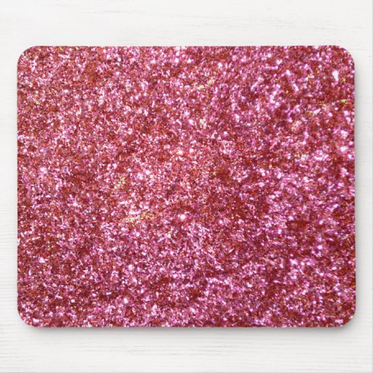 Roter Glitzer Mousepad (Vorne)