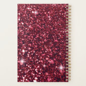 Roter Glitzer Planer (Rückseite)