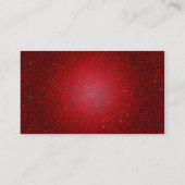 Roter Glitzer Sequin der Disco Glitz Business Card Visitenkarte (Rückseite)