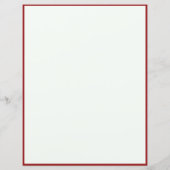 Roter Glitzer Sparkle Glam Personalisiert (Rückseite)