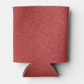 Roter Glitzer, Sparkle, Hintergrund des Glitzer Dosenkühler (Vorderseite)