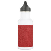 Roter Glitzer, Sparkle, Hintergrund des Glitzer Edelstahlflasche (Links)