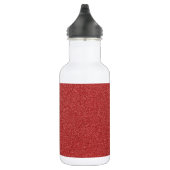 Roter Glitzer, Sparkle, Hintergrund des Glitzer Edelstahlflasche (Rechts)