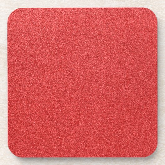 Roter Glitzer, Sparkle, Hintergrund des Glitzer Getränkeuntersetzer (Vorderseite)