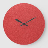 Roter Glitzer, Sparkle, Hintergrund des Glitzer Große Wanduhr (Vorderseite)