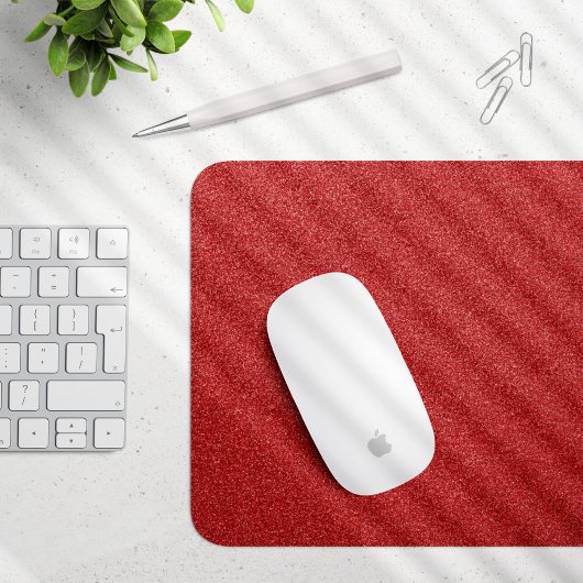 Roter Glitzer, Sparkle, Hintergrund des Glitzer Mousepad