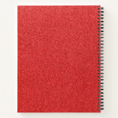 Roter Glitzer, Sparkle, Hintergrund des Glitzer Notizblock (Rückseite)