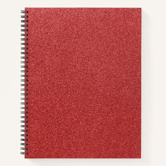 Roter Glitzer, Sparkle, Hintergrund des Glitzer Notizblock (Vorderseite)