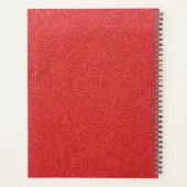 Roter Glitzer, Sparkle, Hintergrund des Glitzer Planer (Rückseite)