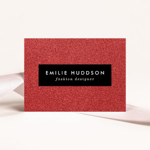 Roter Glitzer, Sparkle, Hintergrund des Glitzer Visitenkarte