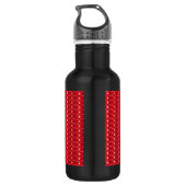 Roter Glitzer Trinkflasche (Rückseite)