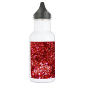 Roter Glitzer Trinkflasche (Links)