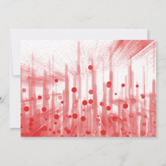 Roter Glitzer wird meine Einladung sein (Rückseite)