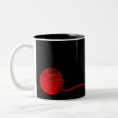 Roter Goblatt Zweifarbige Tasse (Links)