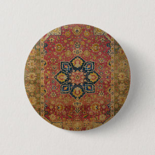 Roter Gold Kashan Teppich Persisch Asiatisch Button