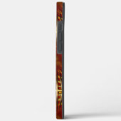 Roter goldener Grill, gepufft oder aufgeblasen Case-Mate iPhone Hülle (Rückseite / Links)