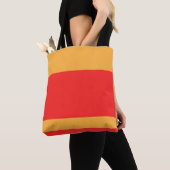 Roter Goldfarbblock Tasche (Von Nahem)
