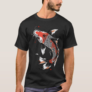 Roter Goldkarpfen Koi T-Shirt
