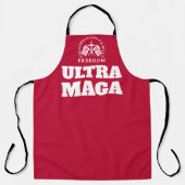 Roter Gott Familie Land Freiheit ULTRA MAGA Schürze (Vorderseite)
