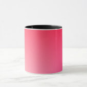 Roter Gradient-Kreis-Vignette abstraktes Design Tasse (Zentrum)