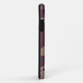 Roter grauer brauner Tarnungsentwurf Case-Mate iPhone Hülle (Hinten/Rechts)