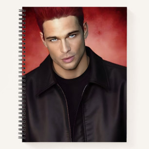 Roter Gravity Notizblock