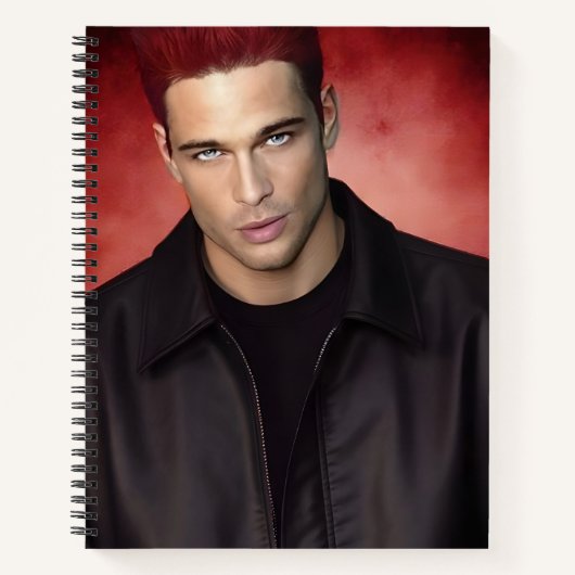 Roter Gravity Notizblock (Vorderseite)