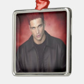 Roter Gravity-Schmuck Ornament Aus Metall (Links)