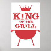 Roter Grillkönig Poster (Vorne)