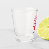 Roter Grillkönig Schnapsglas (Links)
