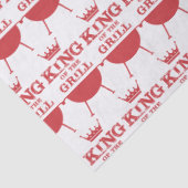 Roter Grillkönig Seidenpapier (Detail)