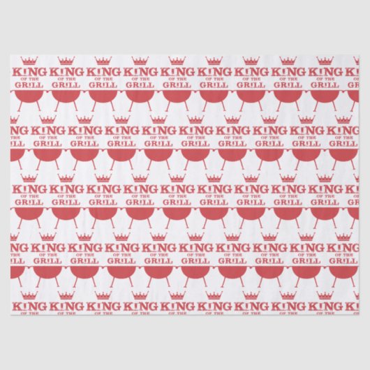 Roter Grillkönig Seidenpapier (Vorderseite)