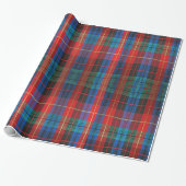 Roter, grüner, blauer Tartan-karierte Geschenkpapier (Ungerollt)