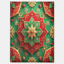 Roter grüner dekorativer Weihnachts-Feiertagsmagne