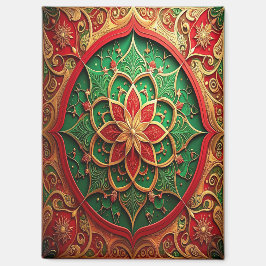 Roter grüner dekorativer Weihnachts-Feiertagsmagne Magnet