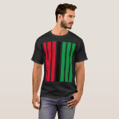 Roter Grüner Kwanzaa-T - Shirt (Vorne ganz)