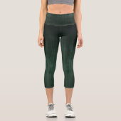 Roter grüner Ober Capri Leggings (Vorderseite)