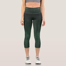 Roter grüner Ober Capri Leggings