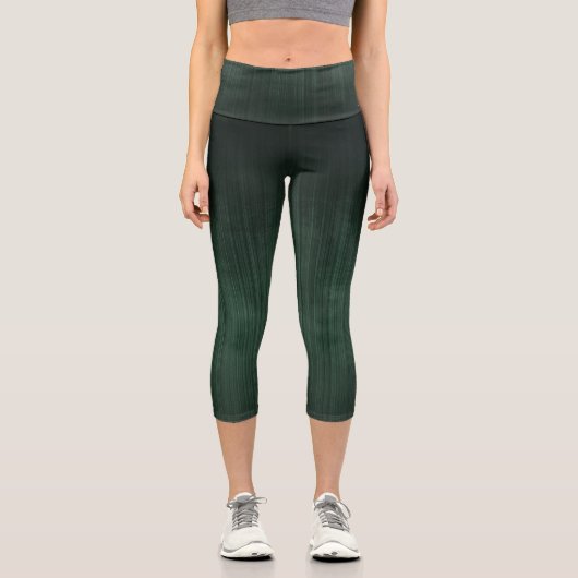Roter grüner Ober Capri Leggings (Vorderseite)