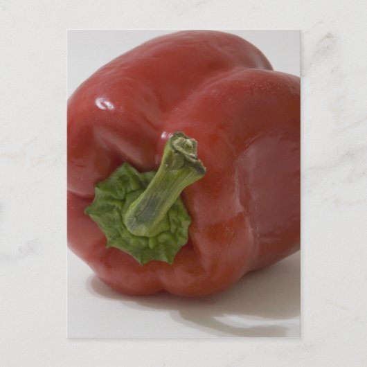 Roter Grüner Pfeffer Postkarte (Vorderseite)