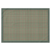 Roter Grüner Tartan Festivals Ansammlung Tischdecke (Vorderseite (Horizontal))
