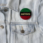 Roter Grüner Unabhängigkeitstag 1865 JUNEZEHNTE Button (Beispiel)