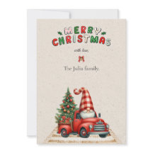 🎄Roter & Grüner Weihnachtsmann im Vintage-Auto We