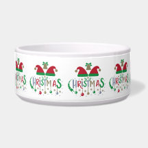 Roter grüner Weihnachtsmannhut Weihnachtsglocken